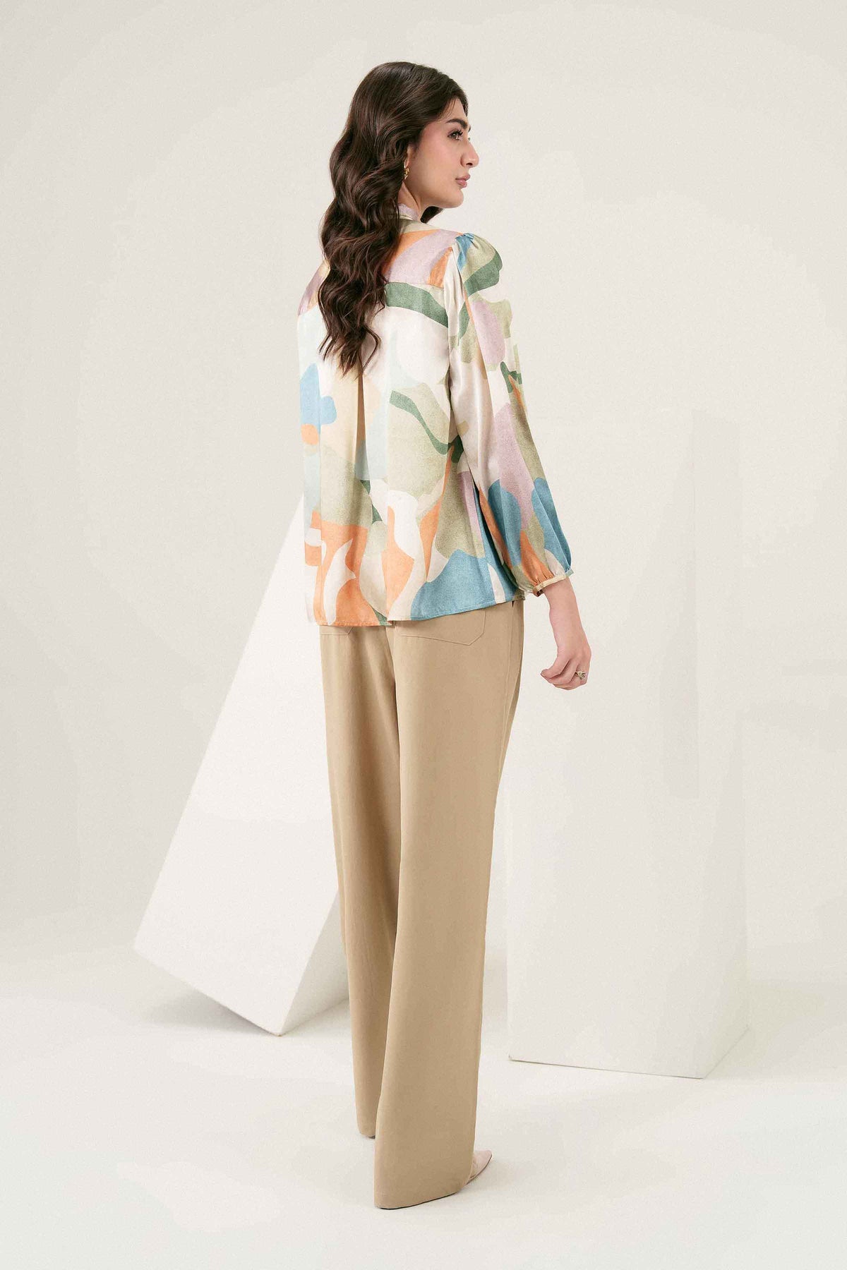 Nishat UK - Pastel Printed Silk 1 Piece ready to wear 