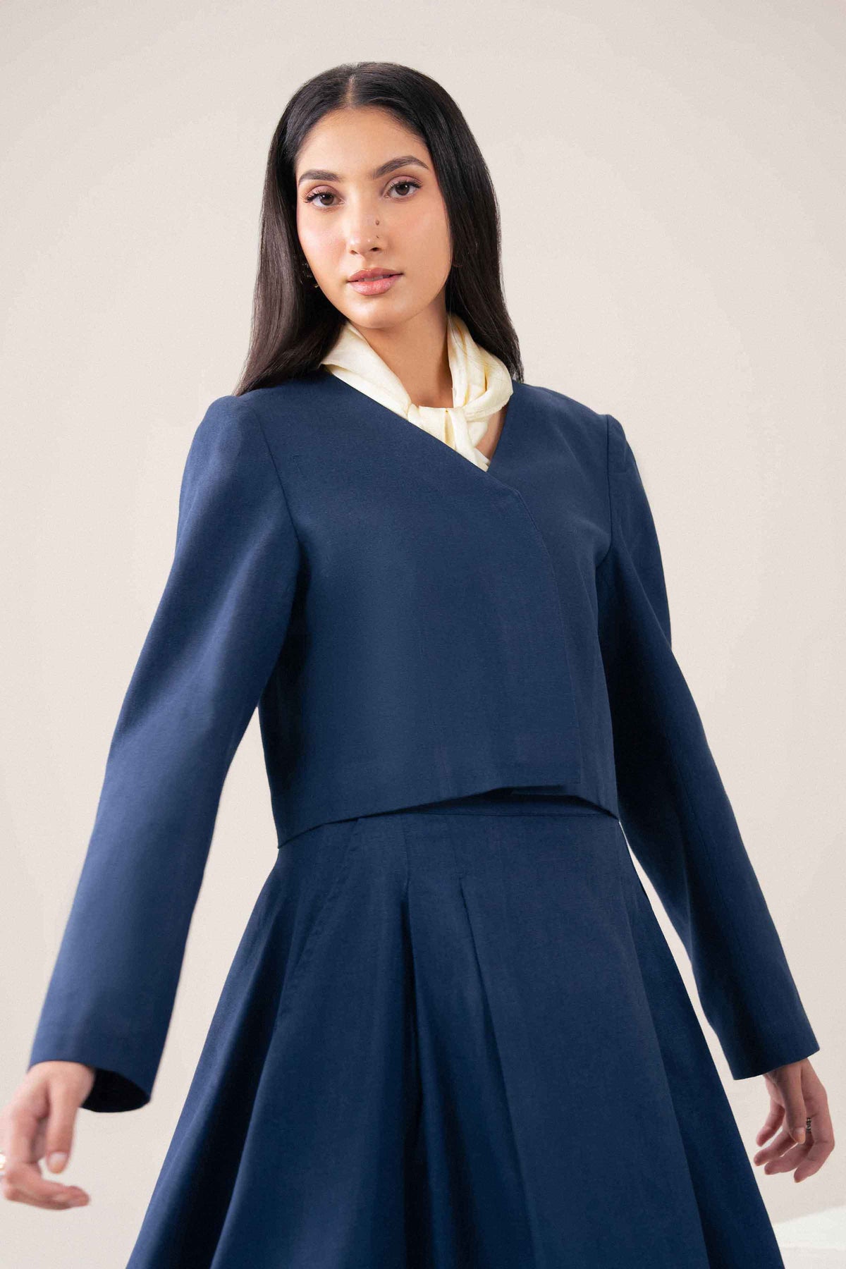 Nishat UK - Blue Solids Yarn Dyed 2 Pieces ready to wear suit
