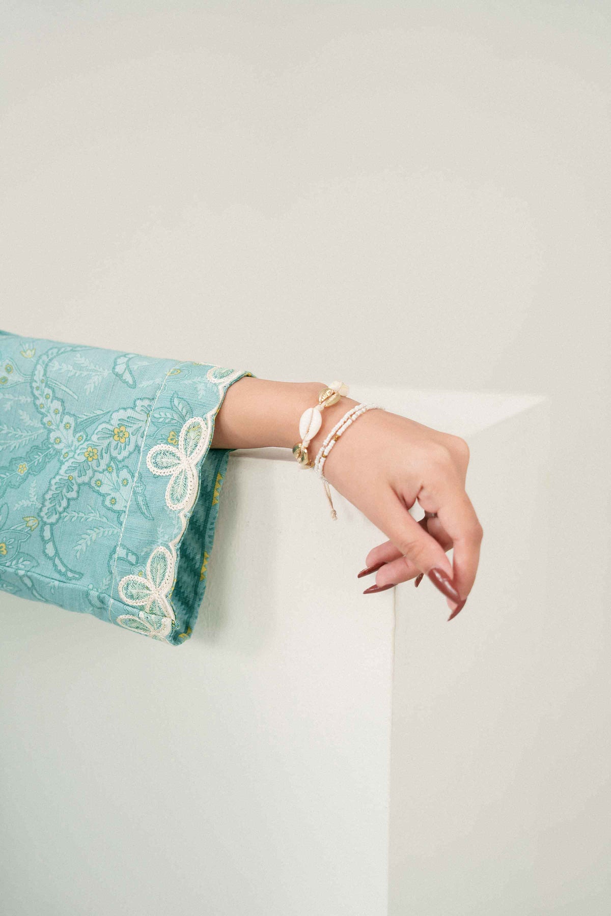 Nishat UK - Green Embroidered Khaddar 2 Pieces ready to wear 