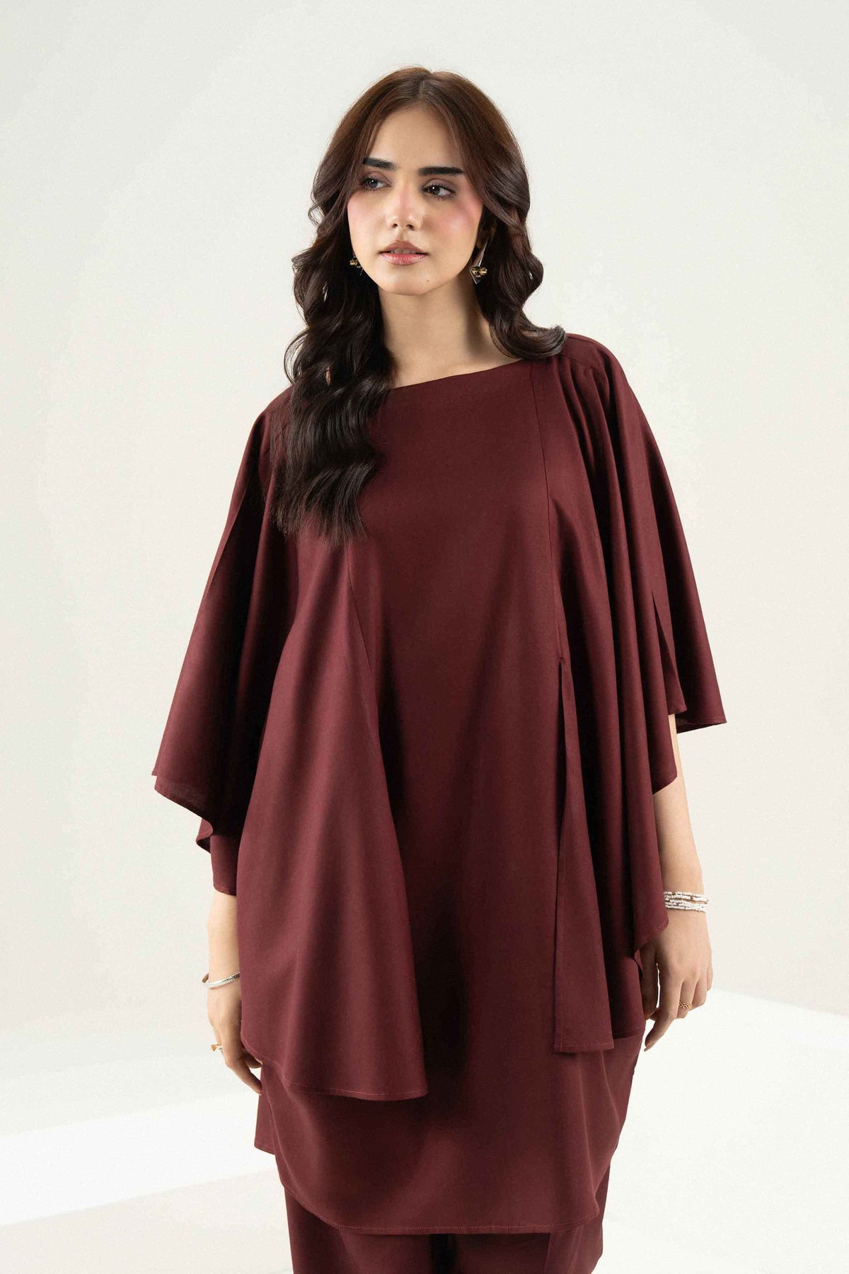 Nishat UK - Purple Solids Linen 2 Pieces ready to wear Dress