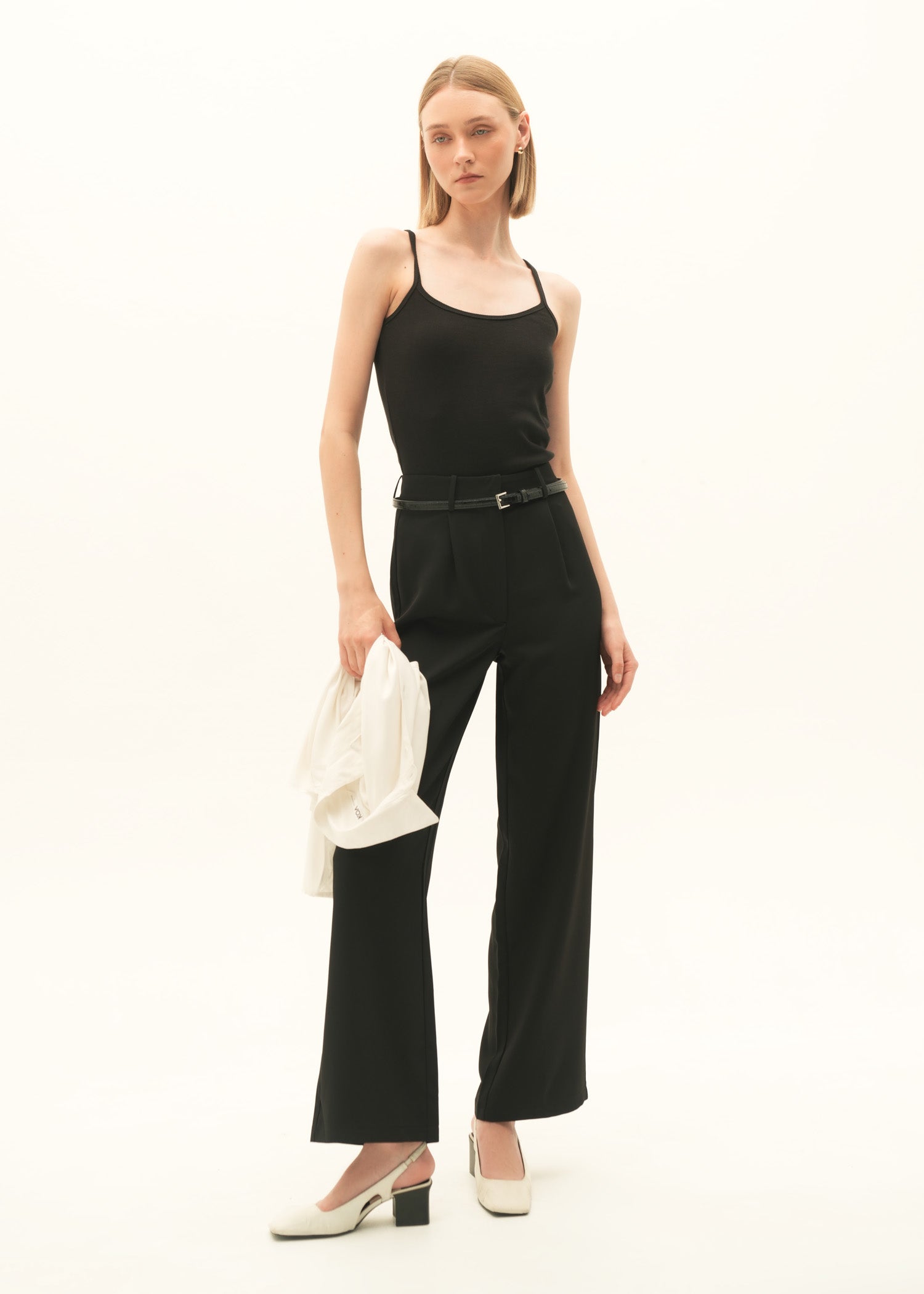 NishatUK - Black Solids Cotton 1-piece ready to wear Top