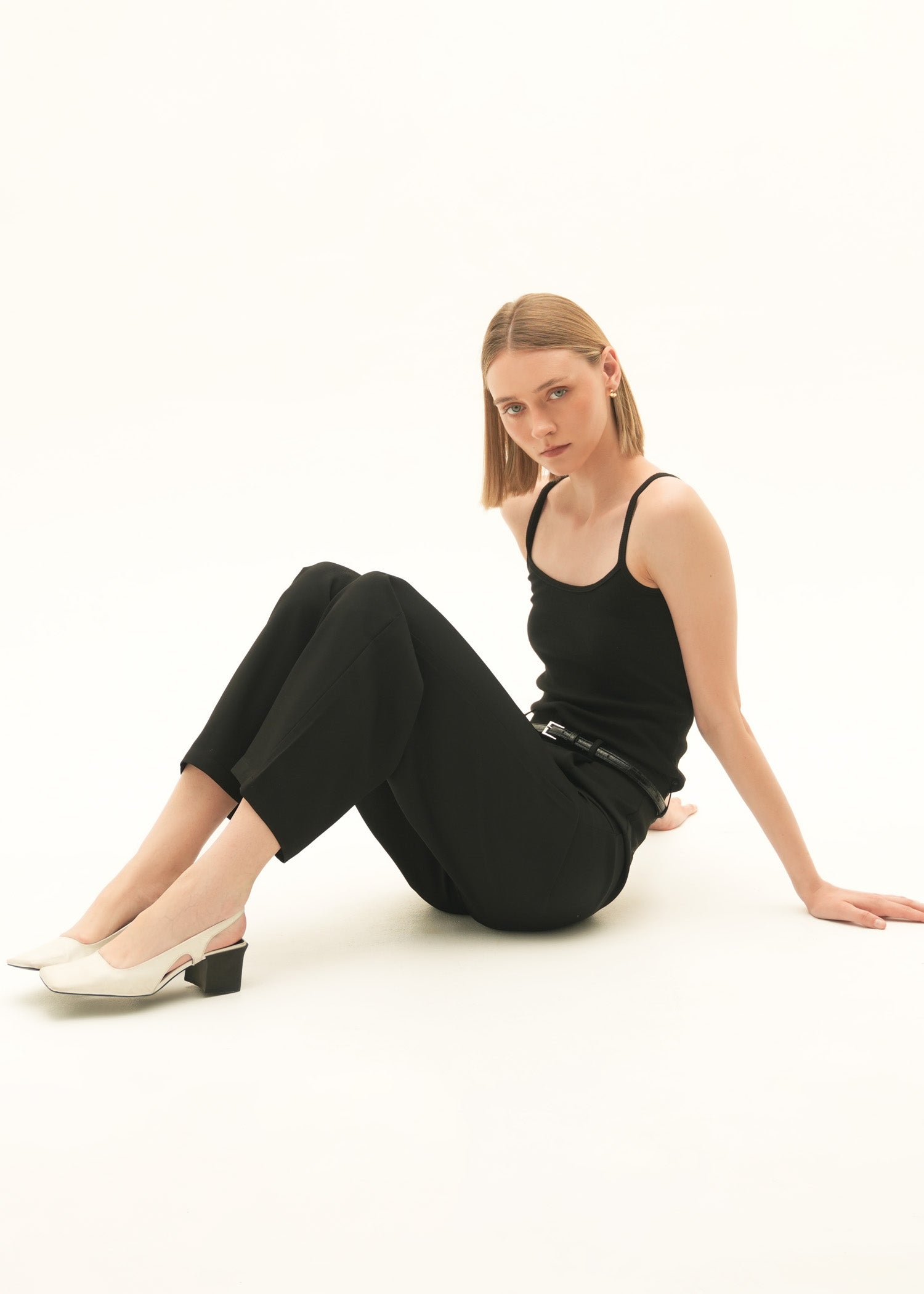 NishatUK - Black Solids Cotton 1-piece ready to wear Top