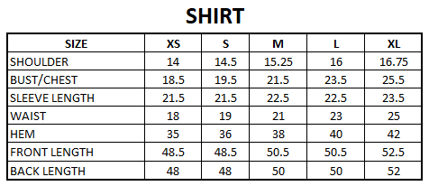 Size Guide